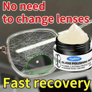 [호환품]범용 유리 및 렌즈 스크래치 수리 키트 다기능 광택 재마감제 페인트 관리 왁스 투명도 회복