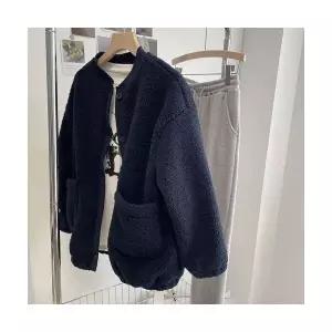 여성 오버핏 뽀글이 자켓