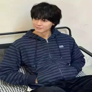 매장정품 코드그라피 codegraphy 스트라이프 후드 집업-다크 네이비