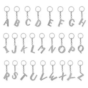 OC1158 블링 커플 스마트폰 큐빅 알파벳 이니셜키링