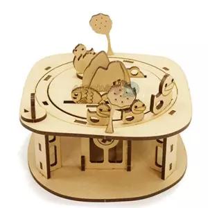 9세남아 오리 물고기 나무 오토마타 조립장난감 만들기 두뇌개발 신기한 중학교 중등