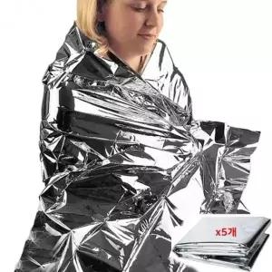 겨울담요 난방 캠핑 5개 은박필름담요 비상용 조난