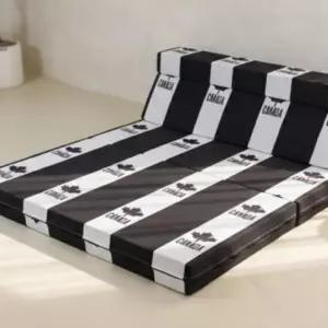 5단 접이식 매트리스 소파 베드 바닥 PU 패드 매트