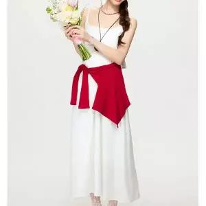 [하프클럽/]봄향기 물씬 끈나시 원피스 346C5B