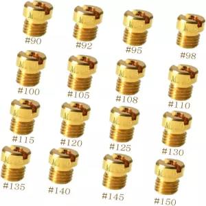 OKO CVK 라운드 스타일 메인 제트 키트를 위한 16pcs 90 92 95 100 105 108 110 115 120 125 130 135 140