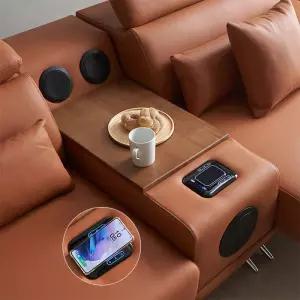 조웰 콘솔박스(스피커형) 소파옆 팔걸이 수납함 다용도 거실 침실 협탁 이