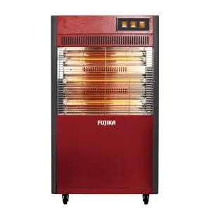 온풍기 나노카본 3단 건강 온열기 원적외선 대용량 히터 18평형 업소용 사무실 학교 고효율 저소음 조용한 난방기 와이드 3KW 전자파 눈부심 없음 이동식바퀴 레드