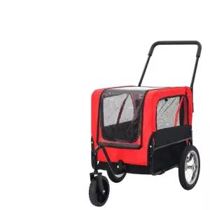 바이크 자전거캐리어 자전거 트레일러 대형견 강아지