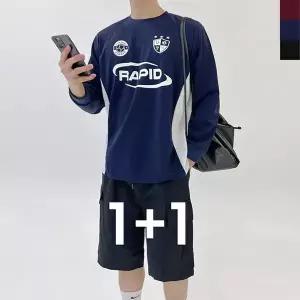 블레오 남자 스포츠 클럽 유니폼 럭비 풋볼 져지 티셔츠 (1+1) DM260129171