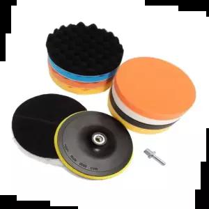 광택작업패드 전동드릴 광택패드 150mm 11PCS세트