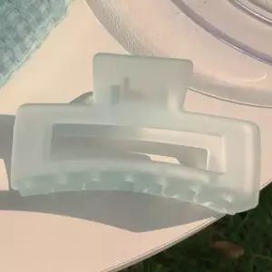 사각 헤어핀 투명 집게 악세서리 6색 미니 올림머리헤어집게 머리핀