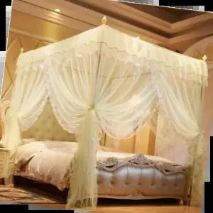 커튼식 사각 대형 침대 모기장 공주모기장 150x200cm