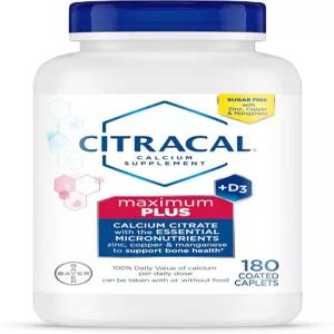 시트라칼 최대 플러스 칼슘 보충제 - 뼈 지원을 위한 비타민 D3 아연 및 필수 미네랄이 함유된