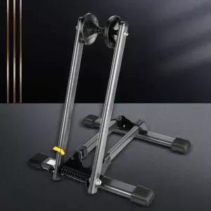 수납 방지 스크래치 거치대 자전거 활용 공간 듀얼 자전거고정대