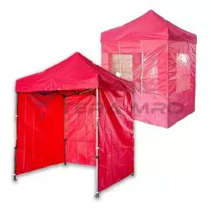 스틸 캐노피 바람막이 텐트 세트 적색