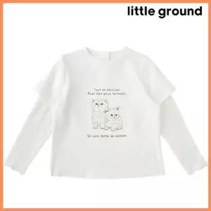 [리틀그라운드8] 룰라비(76122-330-01)샤레이어드티셔츠/아동여아티셔츠 봄신상 긴팔 간절기 선물 신학기