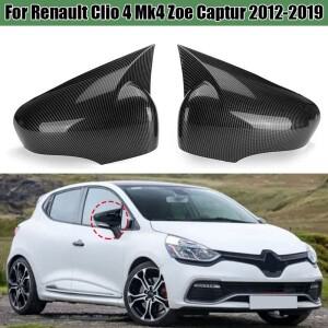르노 클리오 4 MK4 IV / 캡쳐 조에 2012-2019 차량용 도어 사이드 리어뷰 미러 윙 커버 후방 캡 케이스
