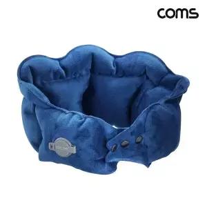 ToB Coms 휴대용 목베개 에어필로우 공기주입 여행용 기내용 BF545