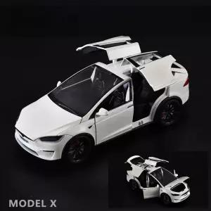 1/24 테슬라 모델X 모델Y 모델3 자동차 미니어처 모형 장난감 인테리어 장식