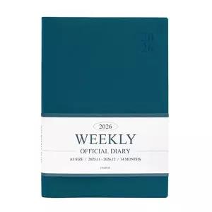 [알티피아]ToB 26년 인디고 다이어리 A5 위클리 25절 주간 피콕블루