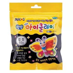 [에이치플러스몰]TBZ 아모스 2500 탱탱 아이클레이 50g 검정 박스 100개입
