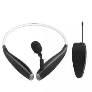 목걸이 마이크 이어폰 스포츠 블루투스 마술 목걸이형 검정