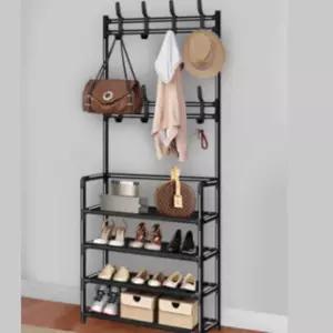 철제 다용도 조립식 행거 렉 튼튼한 선반 신발장