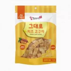 참좋은간식 그대로 치즈 고구마 연어맛 큐브 250g 2개묶음