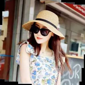 모자 데일리 여성 밀짚 얇은 띠 바캉스 버킷햇