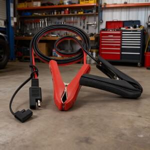 2026 악어 클립 SAE 커넥터 퀵 릴리즈 디스커넥트 자동차 태양광 충전 연장 케이블 100cm 1개