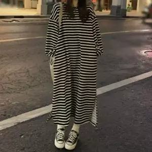 니트 후드집업 베이직 원피스 캐주얼 데일리 스트라이 (KYR-WD8C9F9)