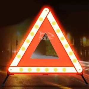 고속도로 2차사고방지 접이식 삼각대 안전용품 경고등 비상주차 야간조명 위험표시