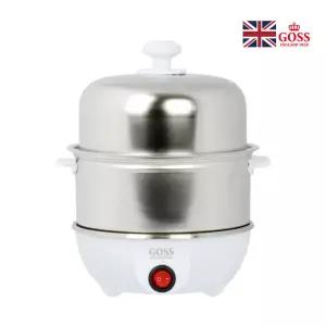 고스 스테인레스 계란찜기 전기찜기 2단 GS-EPS1850