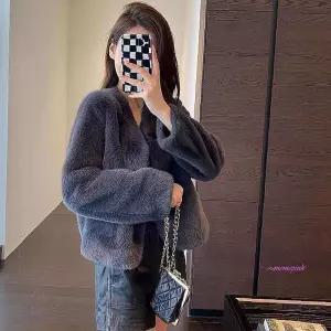 여성겨울코트 반코트 털 하프 무지 따뜻한 털하프pqr275