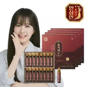 농협홍삼 한삼인 홍기천 6년근 진세노이드 앰플 20g 16병 4개 +쇼핑백