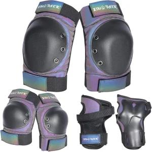 신다어 스케이팅 보호 장비 여성남성청소년용 무릎 롤러 패드 스쿠터용 스케이트보드 및 팔꿈치 보호대가