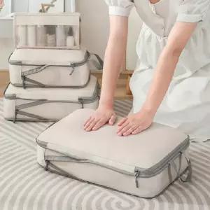 해외여행 압축파우치 7종세트 압축백 수납 파우치 캐리어 여행용 이너백 정리백