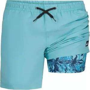 압축 라이너가 장착된 퀵실버 보이즈 발리 수영 트렁크 UPF 50+ 자외선 차단 기능 퀵 드라이 수영복 반바지