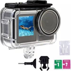 DJI 액션 5 프로 4/3용 워킹웨이 방수 케이스 김서림 방지 수중 하우징 카메라 60M/196FT 딥 다이빙 콤보