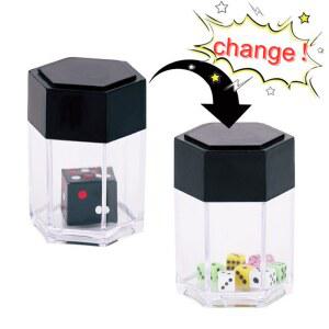 폭발 폭발 주사위 어린이를위한 쉬운 마술 트릭 Magic Prop 참신 클로즈업 성능 농담 장난