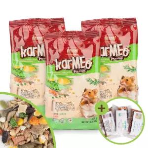 비타폴 카르마 햄스터사료 400g x 3개 천연 혼합사료