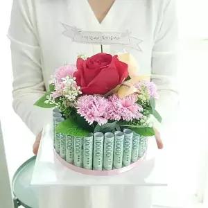 JHL784U651CX플라워케익용돈박스30 어버이날 선물