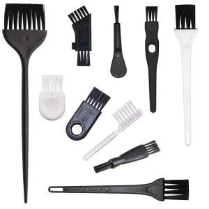 가정용 전기 제품용 10개 청소 브러시, 전기 면도기 청소 브러시, 블렌더, 커피 메이커, 컴퓨터, 키보드, 자동차, 믹서, 토스터 클리너 키트용 다기능 청소 키트