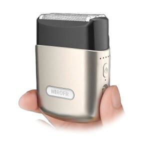 남성용 WIROFR 전기 면도기 남성용 마그네틱 보호 커버 3 플로팅 블레이드 IPX7 방수 호일 면도기 휴대용 면도기 충전식 습식 및 건식 여행, 가정, 사무실, 자동차