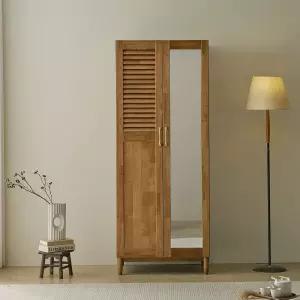 루멘 루바 갤러리 원목 800 전신거울 수납 옷장 FMF208