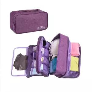 여행용 속옷 파우치 정리 가방 이너백 소품 수납 케이스여성용품 웨어치 휴대용치 지퍼백 소품함 보관 세트