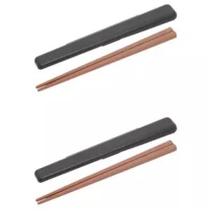 트윙고 도시락 젓가락 휴대용 수저 케이스 포함 2세트 BNA