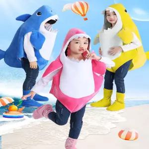 할로윈 귀여운 아기 a 상어 파티 코스튬 무대 코스프레