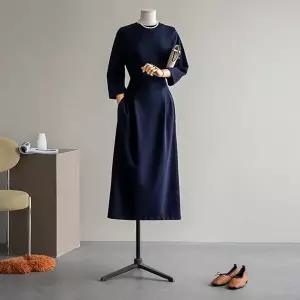 (안나앤모드) A. 제인 핀턱 7부 원피스[드레스C0227Q12]