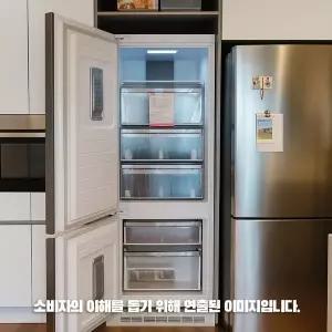 LG전자 RSK221JVPL 디오스 빌트인 김치냉장고 스탠드형 223L 좌경첩 물류설치
